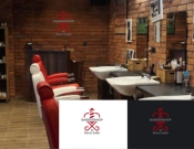 Projekt graficzny, nazwa firmy, tworzenie logo firm Barber w Sercu Łodzi - kreatom
