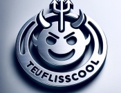 Projekt graficzny, nazwa firmy, tworzenie logo firm Logo produktów z stali Teuflischcool - Patryk logo
