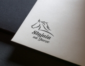 Projekt graficzny, nazwa firmy, tworzenie logo firm Logo dla stajni/ośrodka jeździeckieg - blanko