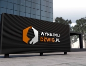 Projekt graficzny, nazwa firmy, tworzenie logo firm Logo dla wynajmijdzwig.pl - ManyWaysKr
