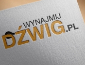 Projekt graficzny, nazwa firmy, tworzenie logo firm Logo dla wynajmijdzwig.pl - Rudakostka