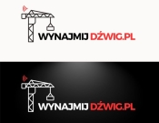 Projekt graficzny, nazwa firmy, tworzenie logo firm Logo dla wynajmijdzwig.pl - CreativeEmotion