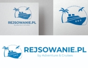 Projekt graficzny, nazwa firmy, tworzenie logo firm Logo dla portalu rejsowanie.pl - olaja