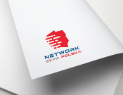 Projekt graficzny, nazwa firmy, tworzenie logo firm Network Expo Polska  - Blanker