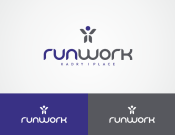 Projekt graficzny, nazwa firmy, tworzenie logo firm Logo dla RUNWORK Sp. z o.o. - e_voo