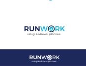 Projekt graficzny, nazwa firmy, tworzenie logo firm Logo dla RUNWORK Sp. z o.o. - stone