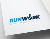 Projekt graficzny, nazwa firmy, tworzenie logo firm Logo dla RUNWORK Sp. z o.o. - Blanker