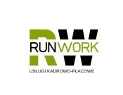 Projekt graficzny, nazwa firmy, tworzenie logo firm Logo dla RUNWORK Sp. z o.o. - Ola1407