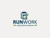 Projekt graficzny, nazwa firmy, tworzenie logo firm Logo dla RUNWORK Sp. z o.o. - MagicLogo