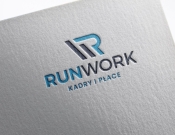 Projekt graficzny, nazwa firmy, tworzenie logo firm Logo dla RUNWORK Sp. z o.o. - stone