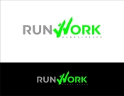 Projekt graficzny, nazwa firmy, tworzenie logo firm Logo dla RUNWORK Sp. z o.o. - noon