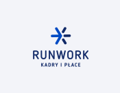 Projekt graficzny, nazwa firmy, tworzenie logo firm Logo dla RUNWORK Sp. z o.o. - OBSYDIAN