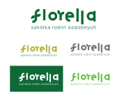 Projekt graficzny, nazwa firmy, tworzenie logo firm Logo dla Szkółki Roślin Florela - Dualart