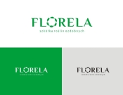 Projekt graficzny, nazwa firmy, tworzenie logo firm Logo dla Szkółki Roślin Florela - JEDNOSTKA  KREATYWNA