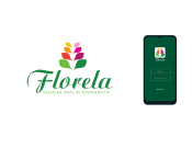 Projekt graficzny, nazwa firmy, tworzenie logo firm Logo dla Szkółki Roślin Florela - quadris