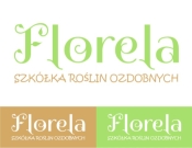 Projekt graficzny, nazwa firmy, tworzenie logo firm Logo dla Szkółki Roślin Florela - zapisany