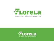 Projekt graficzny, nazwa firmy, tworzenie logo firm Logo dla Szkółki Roślin Florela - quadris