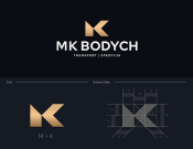 Projekt graficzny, nazwa firmy, tworzenie logo firm MK BODYCH - Ferrari