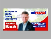 Projekt graficzny, nazwa firmy, tworzenie logo firm Jarosław Bach Wójt Gminy Choczewo - grafikA4
