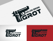 Projekt graficzny, nazwa firmy, tworzenie logo firm Logo Salon Broni Grot - Artrox