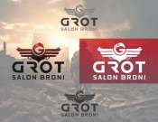 Projekt graficzny, nazwa firmy, tworzenie logo firm Logo Salon Broni Grot - DanielGrafik