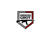 Projekt graficzny, nazwa firmy, tworzenie logo firm Logo Salon Broni Grot - TragicMagic