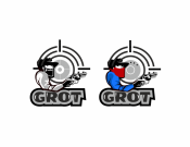 Projekt graficzny, nazwa firmy, tworzenie logo firm Logo Salon Broni Grot - jaczyk