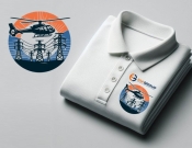 Projekt graficzny, nazwa firmy, tworzenie logo firm Koszulki dla firmy elektrycznej - jaczyk