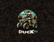 Projekt graficzny, nazwa firmy, tworzenie logo firm TEAM Kaczmarek /  /   DUCK ATV  - Deluxe