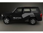 projektowanie logo oraz grafiki online Okleina na Nissana Patrola