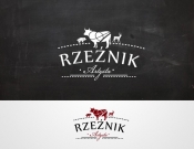 projektowanie logo oraz grafiki online Rzeźnik-Artysta sprzedaż mięsa