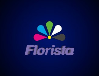 Projekt logo dla firmy FLORISTA | Projektowanie logo