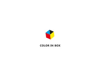 Projekt graficzny logo dla firmy online COLOR IN BOX
