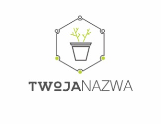 Projekt logo dla firmy Roślinka | Projektowanie logo