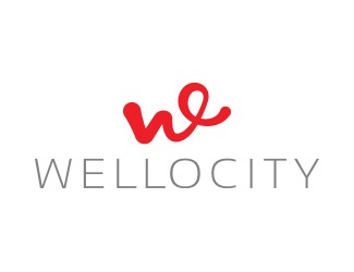 Projekt graficzny logo dla firmy online wellocity