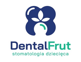 Projekt graficzny logo dla firmy online DentalFrut - stomatologia dziecięca