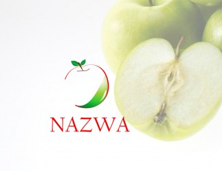 Projekt graficzny logo dla firmy online jabłko