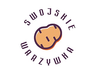 Projekt logo dla firmy SWOJSKIE WARZYWKA | Projektowanie logo