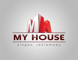 Projekt graficzny logo dla firmy online My House