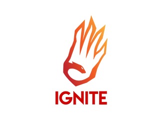 Projekt graficzny logo dla firmy online Ignite