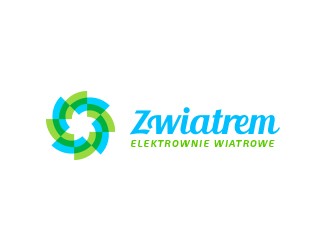 Projekt graficzny logo dla firmy online Z WIATREM