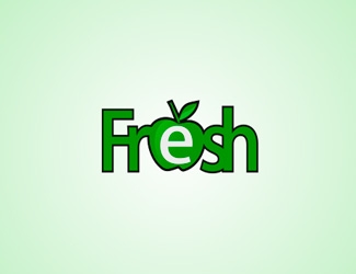 Projekt graficzny logo dla firmy online Fresh