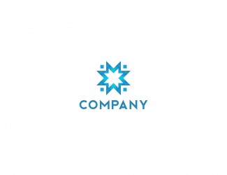 Projekt graficzny logo dla firmy online Abstrakcja 