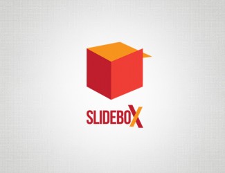 Projekt logo dla firmy SlideBox | Projektowanie logo