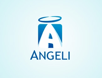 Projekt graficzny logo dla firmy online Angeli