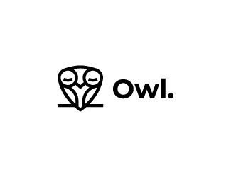 Projekt logo dla firmy Owl. | Projektowanie logo
