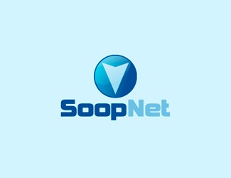 Projekt graficzny logo dla firmy online SoopNet