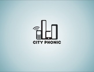 Projekt graficzny logo dla firmy online City Phonic