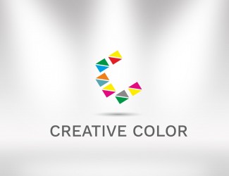 Projekt graficzny logo dla firmy online CREATIVE COLOR
