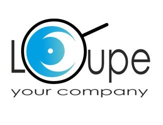 Projekt graficzny logo dla firmy online Loupe